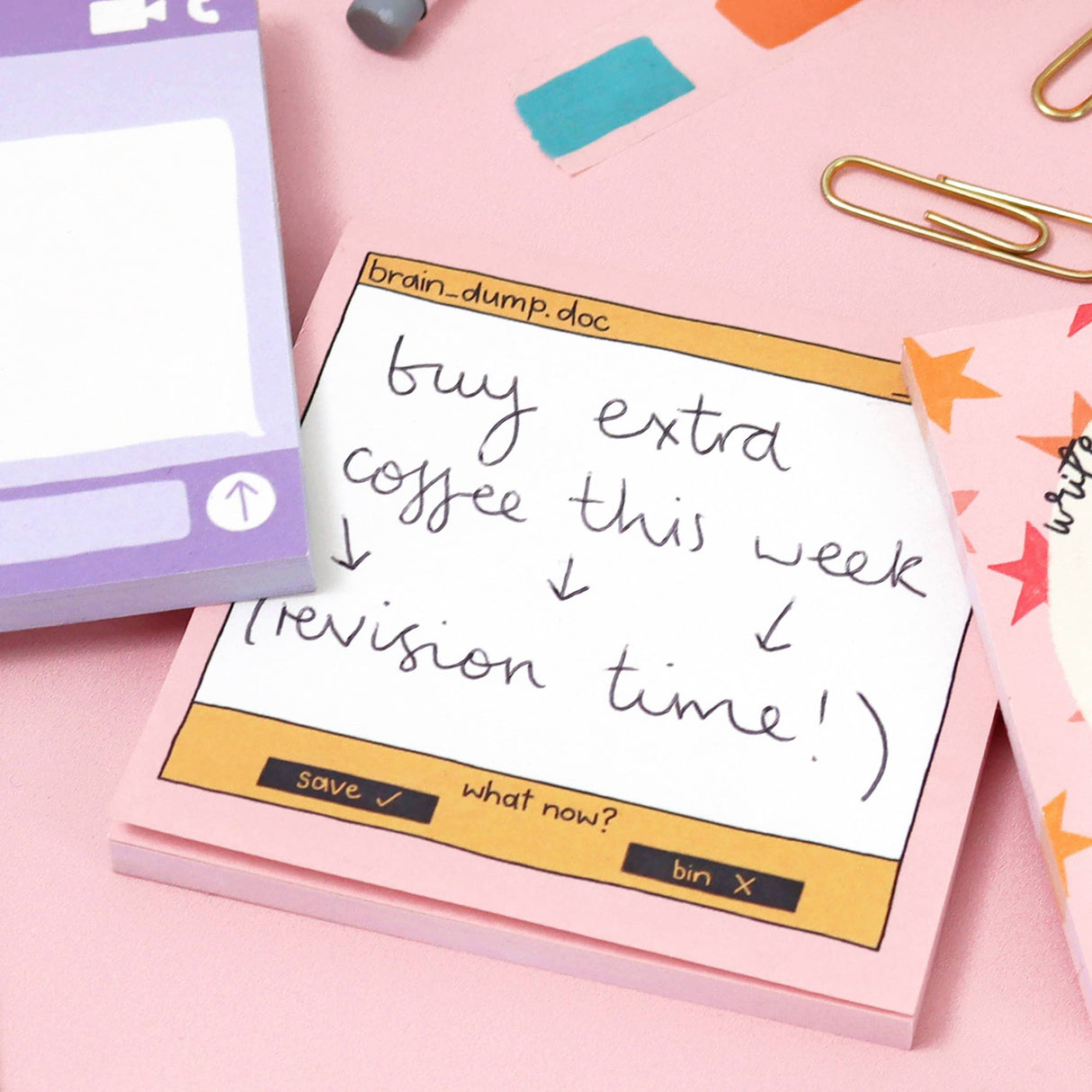 Brain Dump Memo Pad