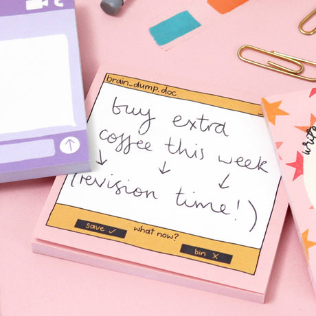 Brain Dump Memo Pad