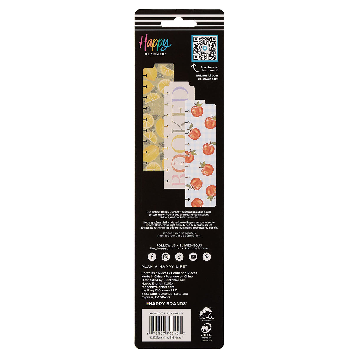 Happy Planner Fruit Stand Classic Bookmarks