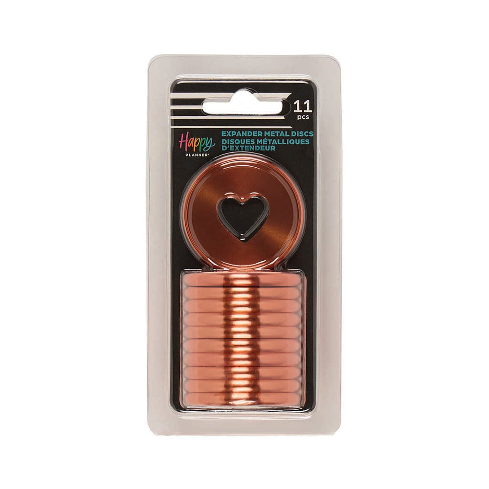 Happy Planner Coral Metal Expander Discs
