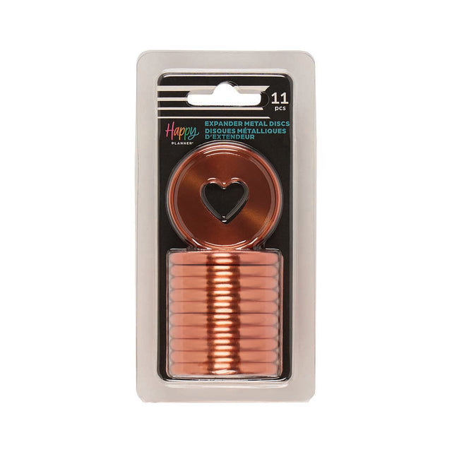 Happy Planner Coral Metal Expander Discs
