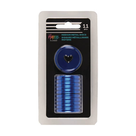 Happy Planner Santorini Blue Metal Discs
