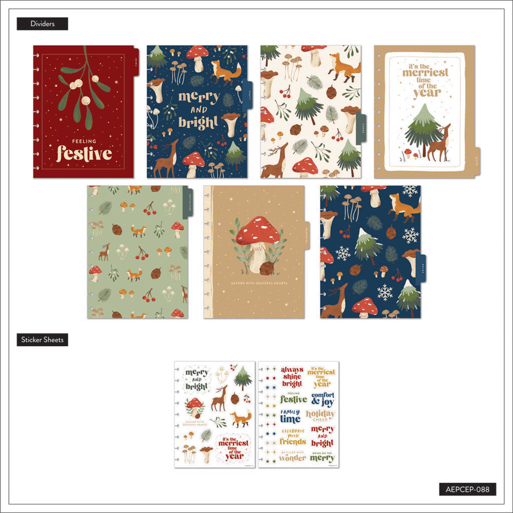 Happy Planner CLASSIC Woodland Seasons Christmas Extension Pack