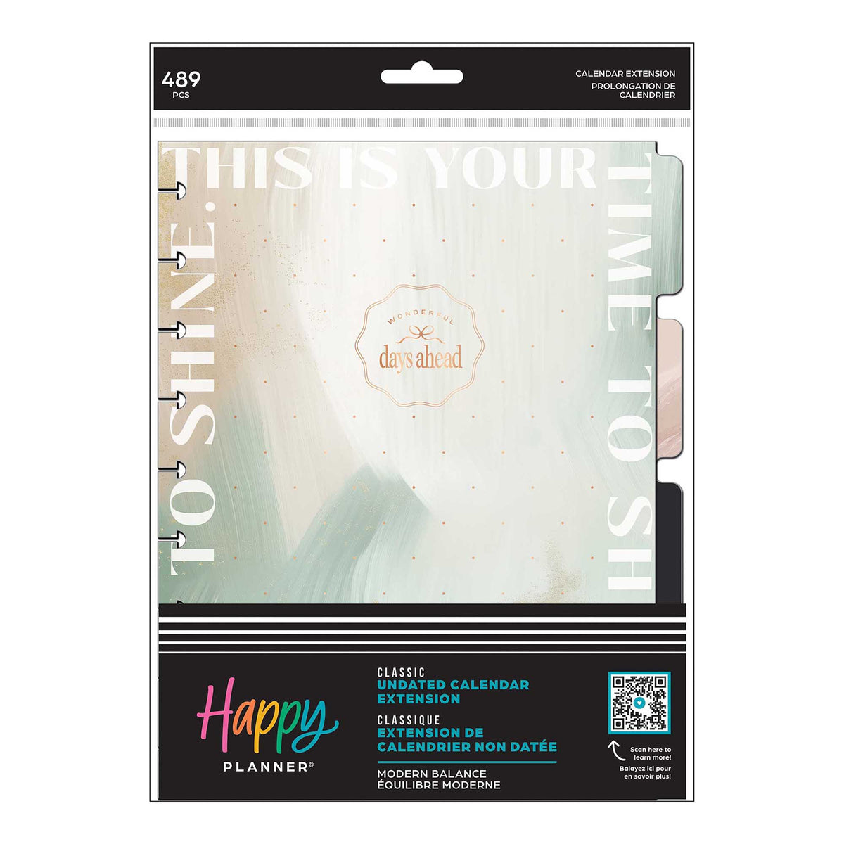 Happy Planner Modern Balance Classic Daily Extension Pack - Undated