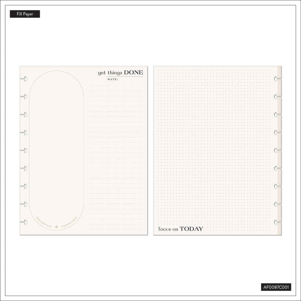 Happy Planner Modern Craft Classic Fill Paper- Dot Grid