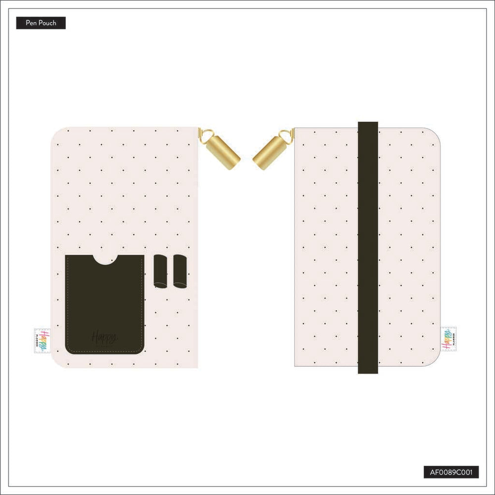 Happy Planner Textured Tile Pouch With Pen Loop