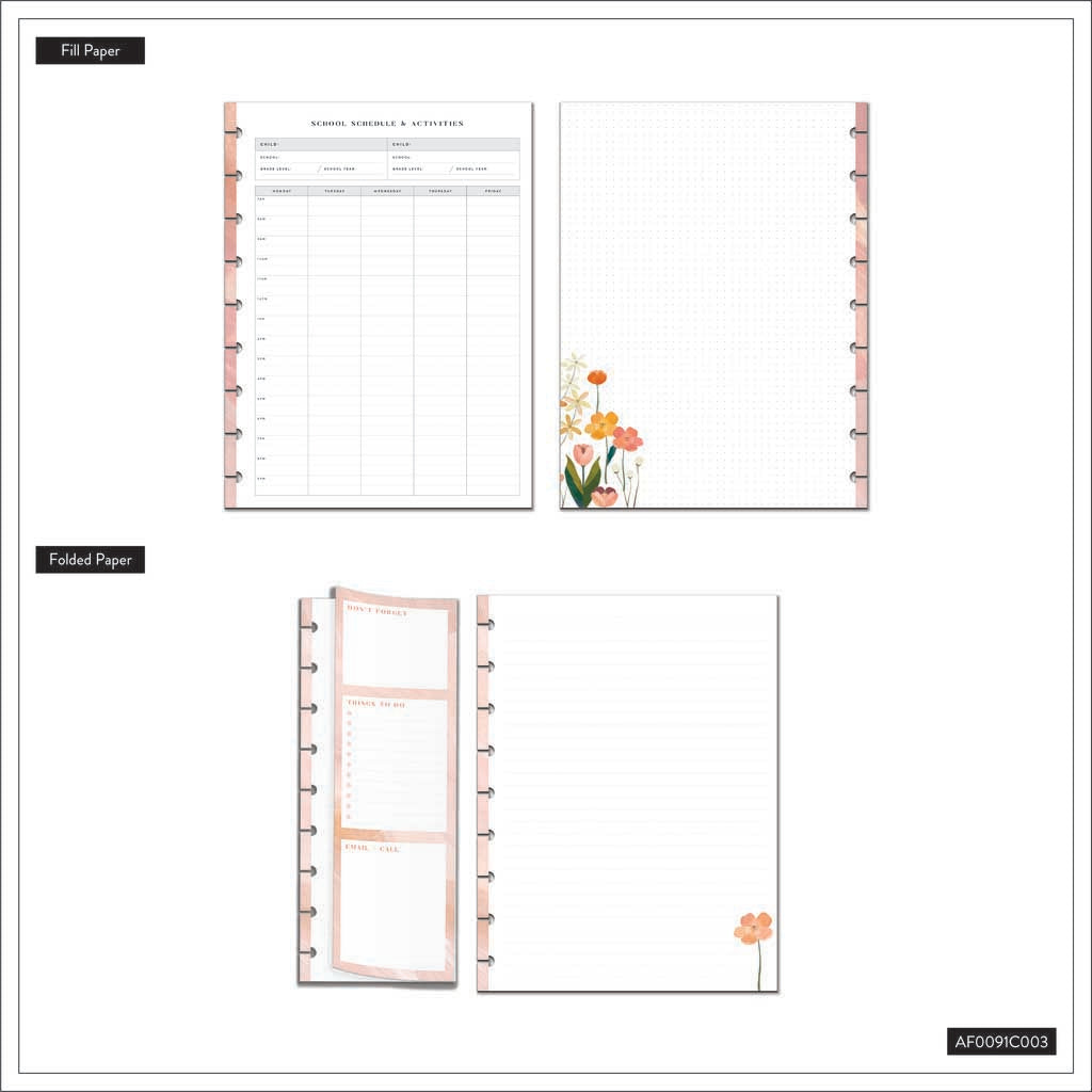 Happy Planner Pastel Canvas Classic Accessory Pack - Parenting