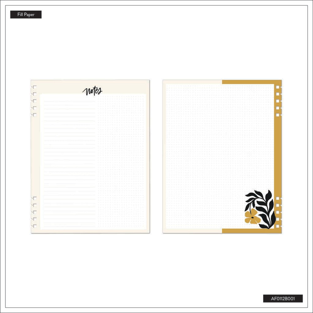 Happy Planner Mod Sketches Big Fill Paper - Spiral Dot Grid