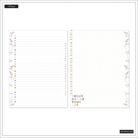 Happy Planner Notes Classic Fill Paper