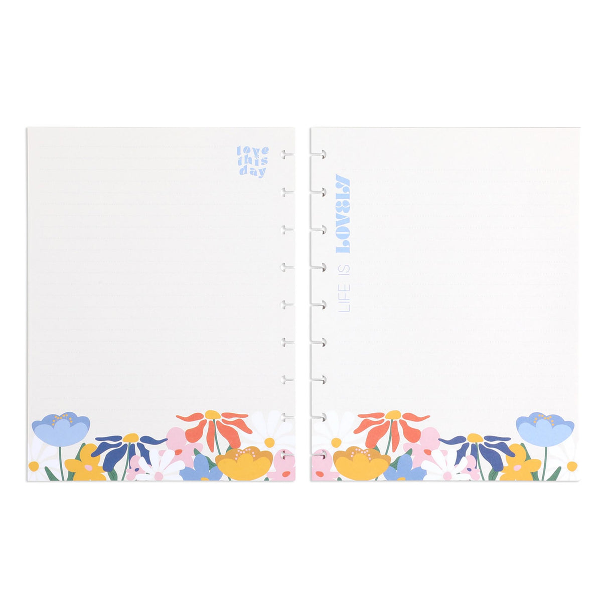 Happy Planner Fun Fleurs Paper double-sided