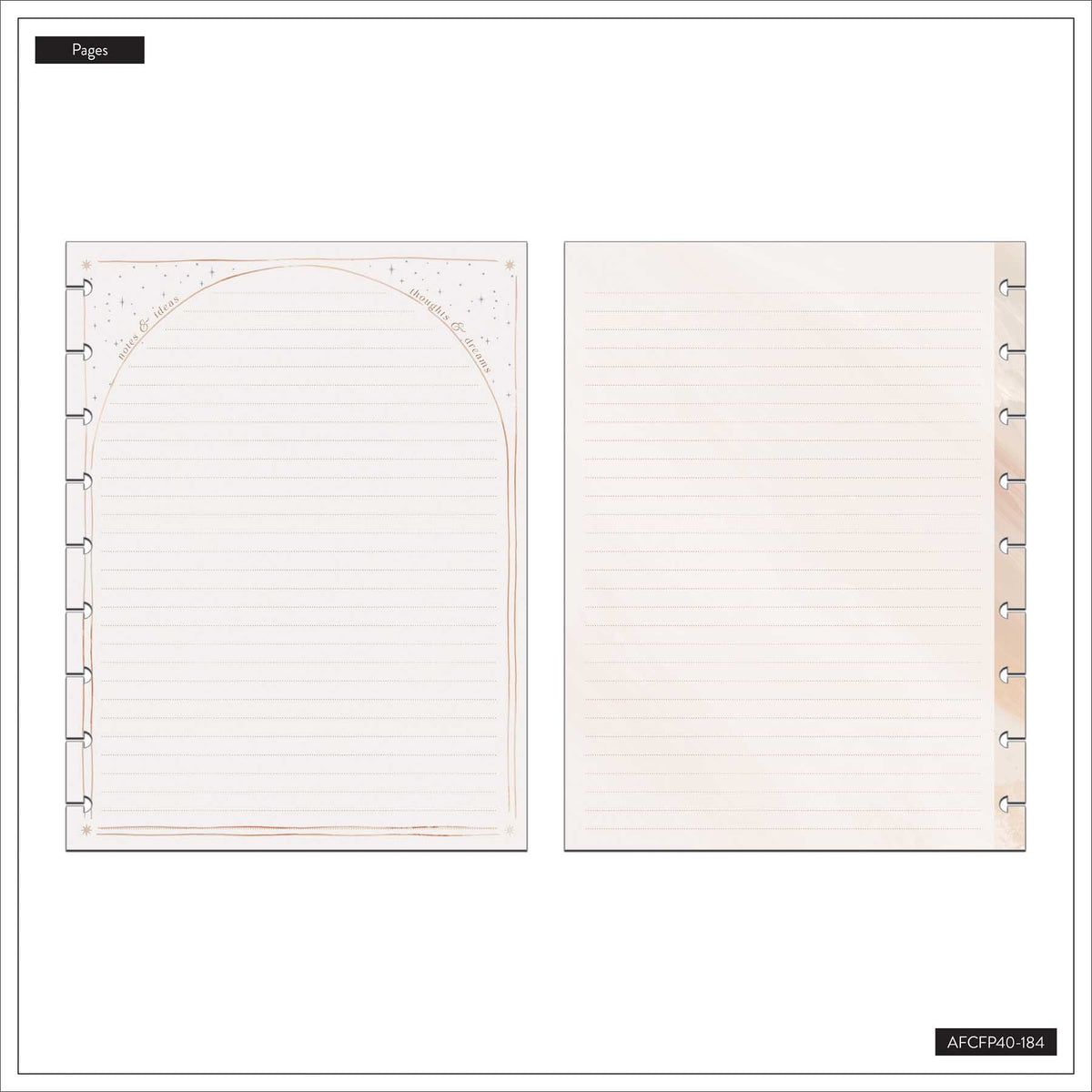 Modern Balance Classic filler paper with 40 double-sided sheets