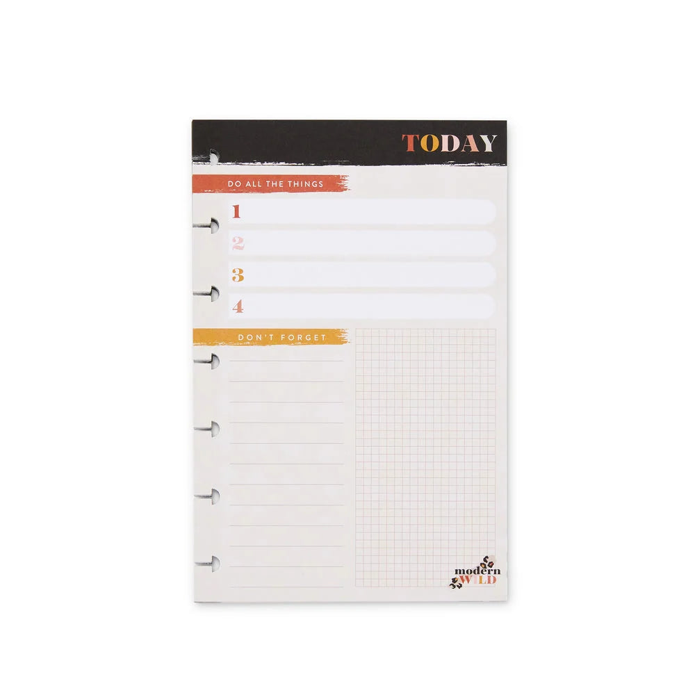 Happy Planner Modern Wild Mini Filler Paper - Daily Priorities