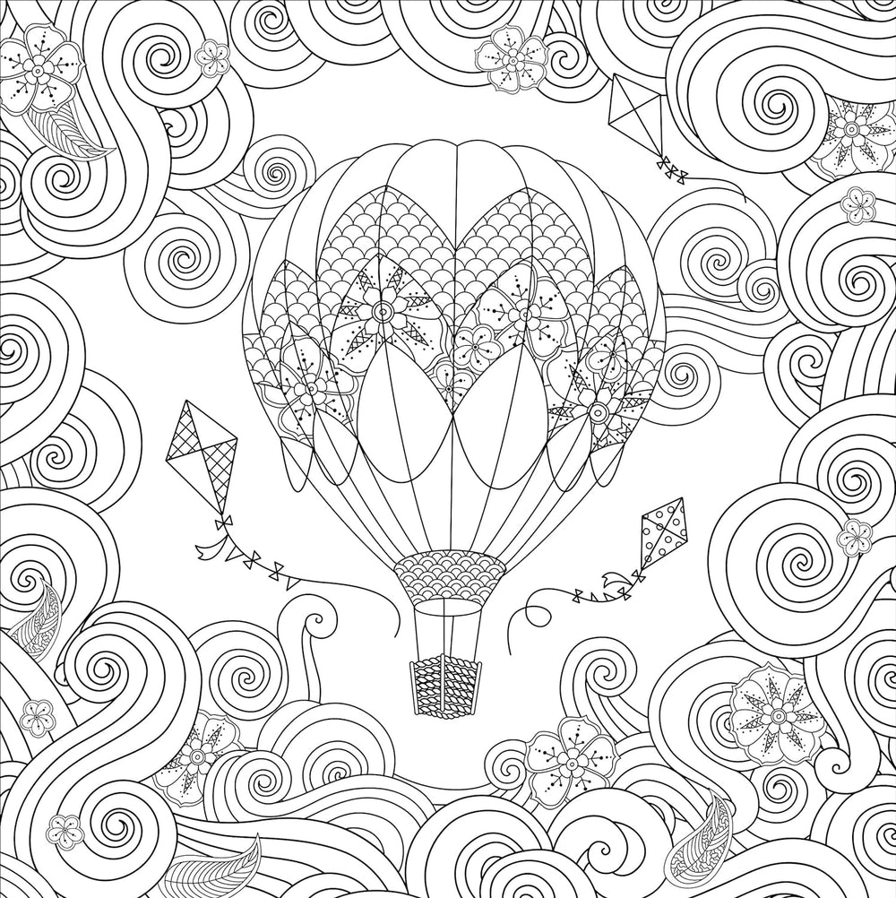 Boho Dreams Adult Colouring Book