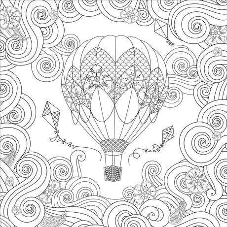 Boho Dreams Adult Colouring Book