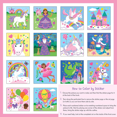 Colour-by-Sticker Unicorns & More