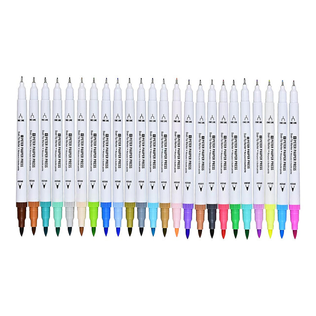 Dual-Tip Pastel Markers