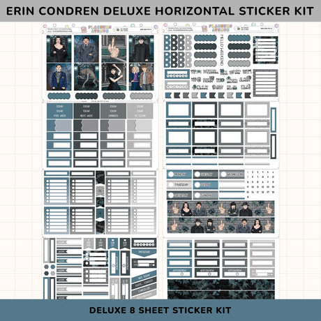 Macabre Manor Horizontal Weekly Sticker Kit