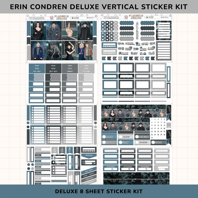 Macabre Manor Vertical Weekly Sticker Kit