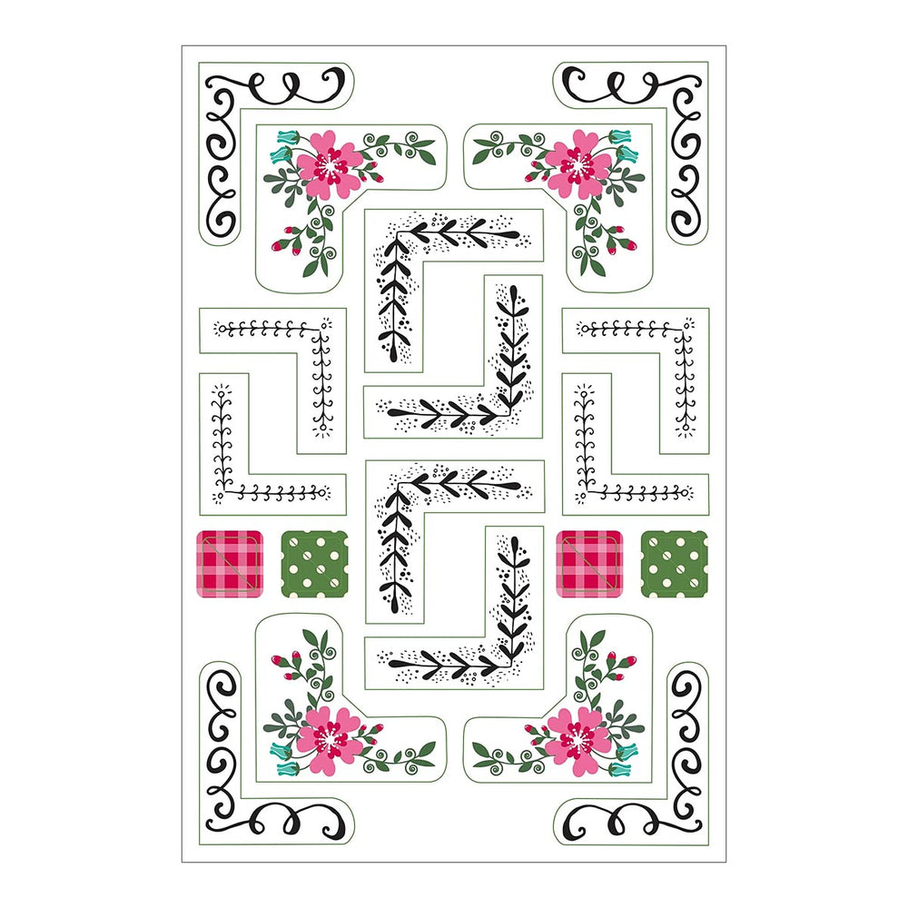 Essentials Borders & Frames Planner Stickers