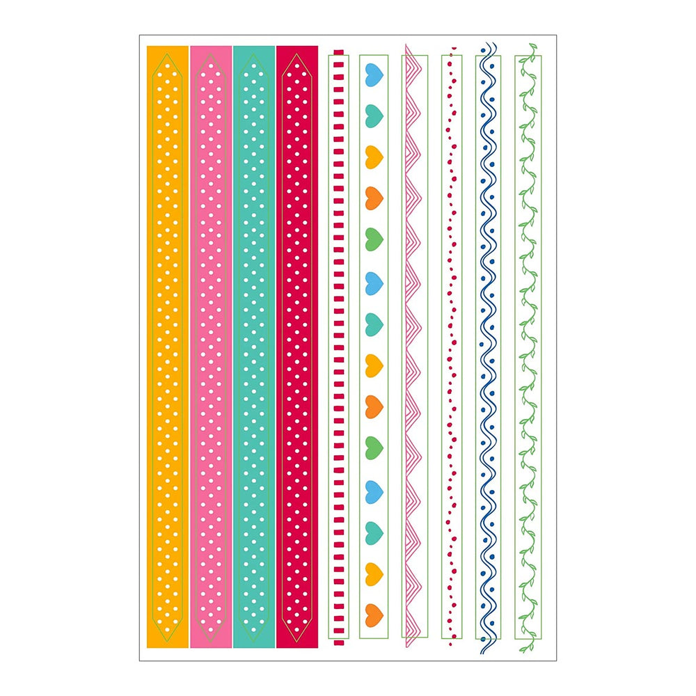 Essentials Borders & Frames Planner Stickers