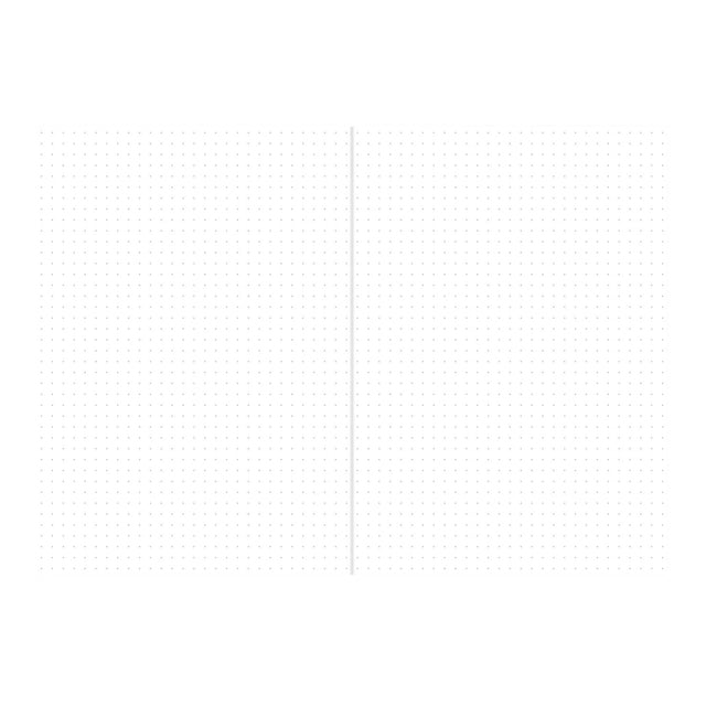 Essentials Dot Matrix A5 Notebook - Dot Grid Black