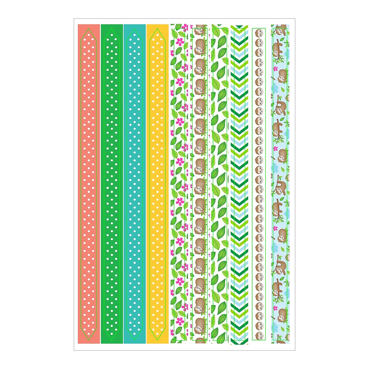 Essentials Sloth Planner Stickers