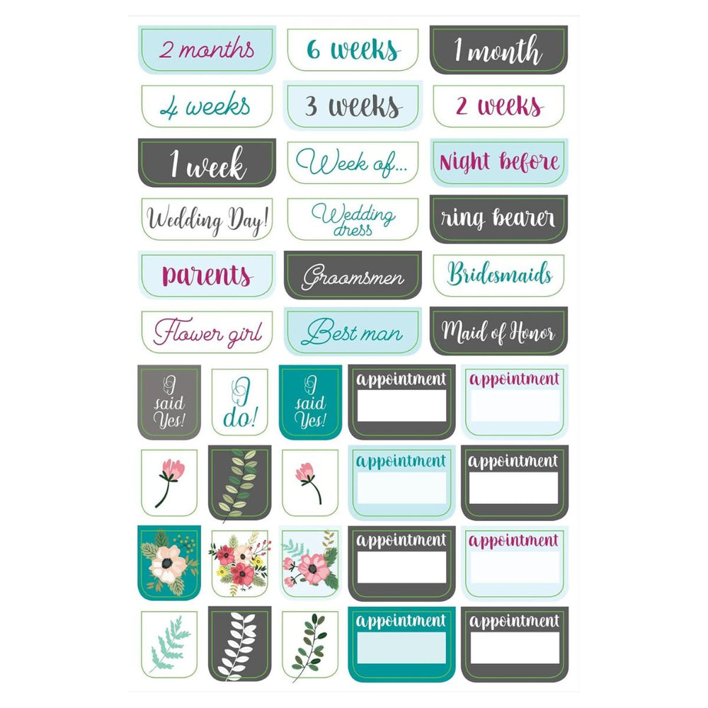 Essentials Wedding Planner Stickers