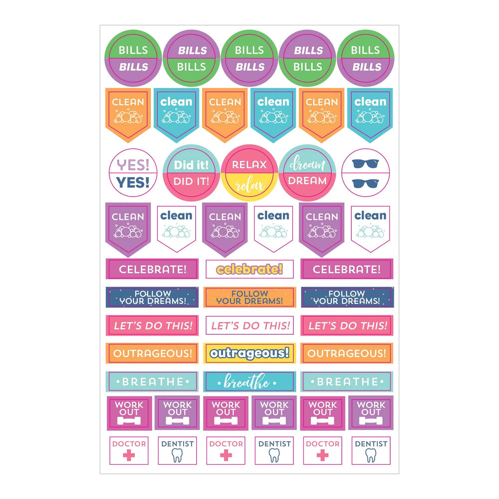 Essentials Weekly Planner Stickers