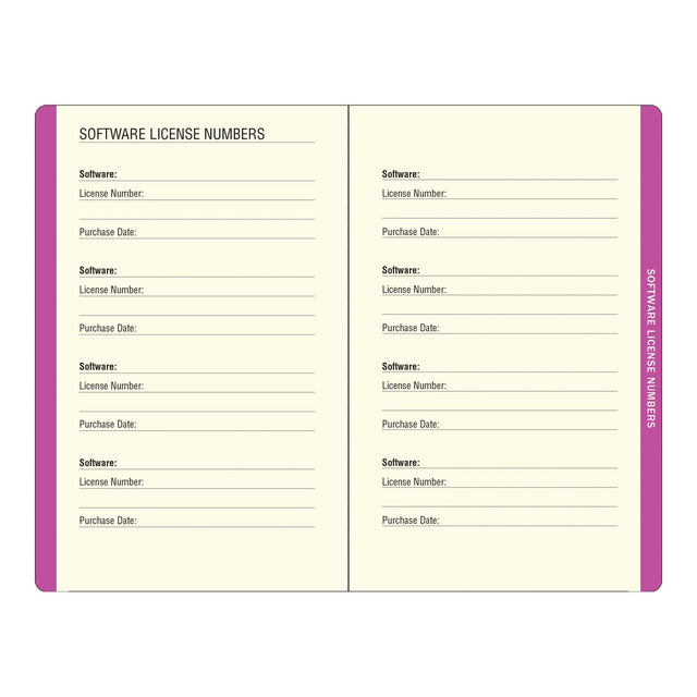 Internet Address & Password Book