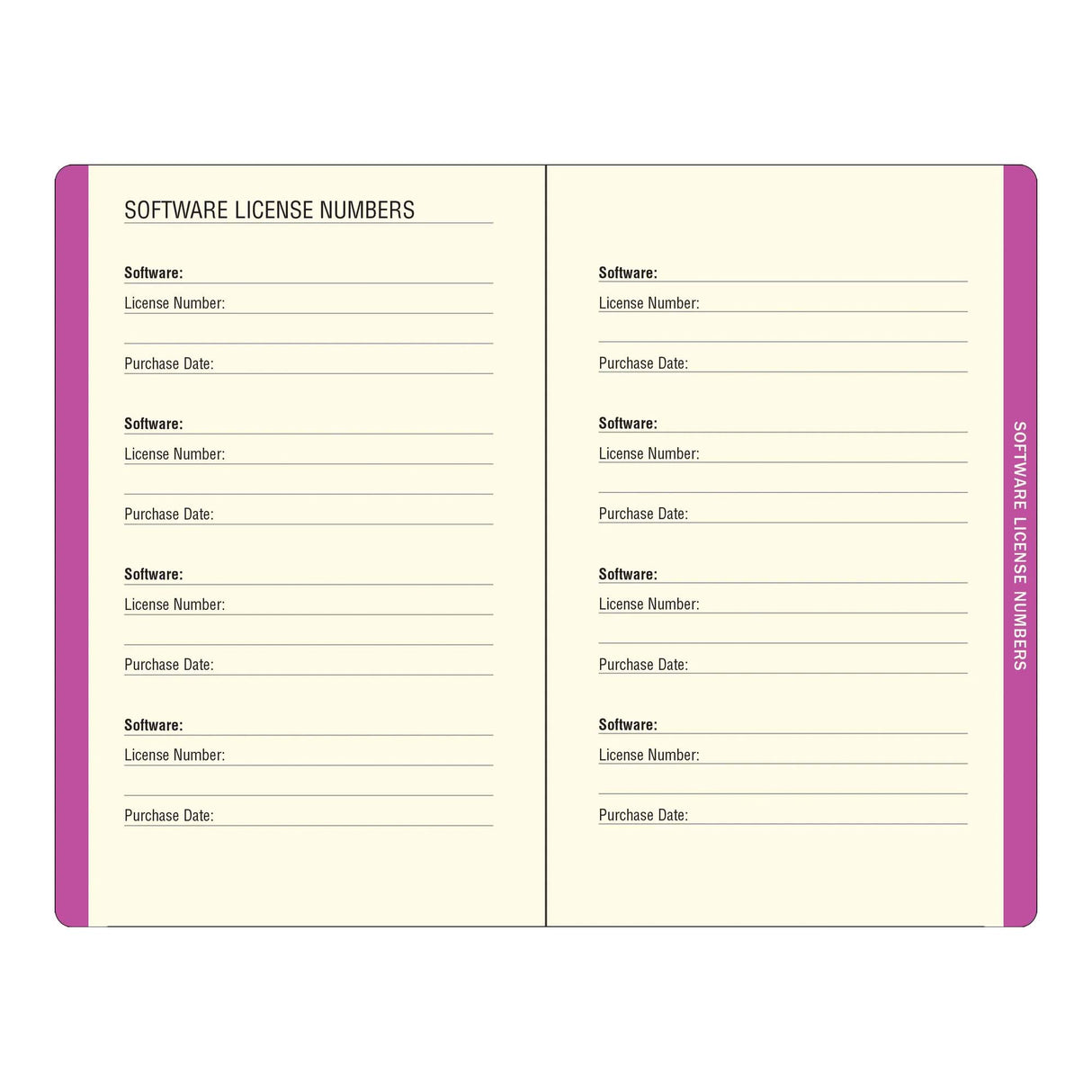 Internet Address & Password Book