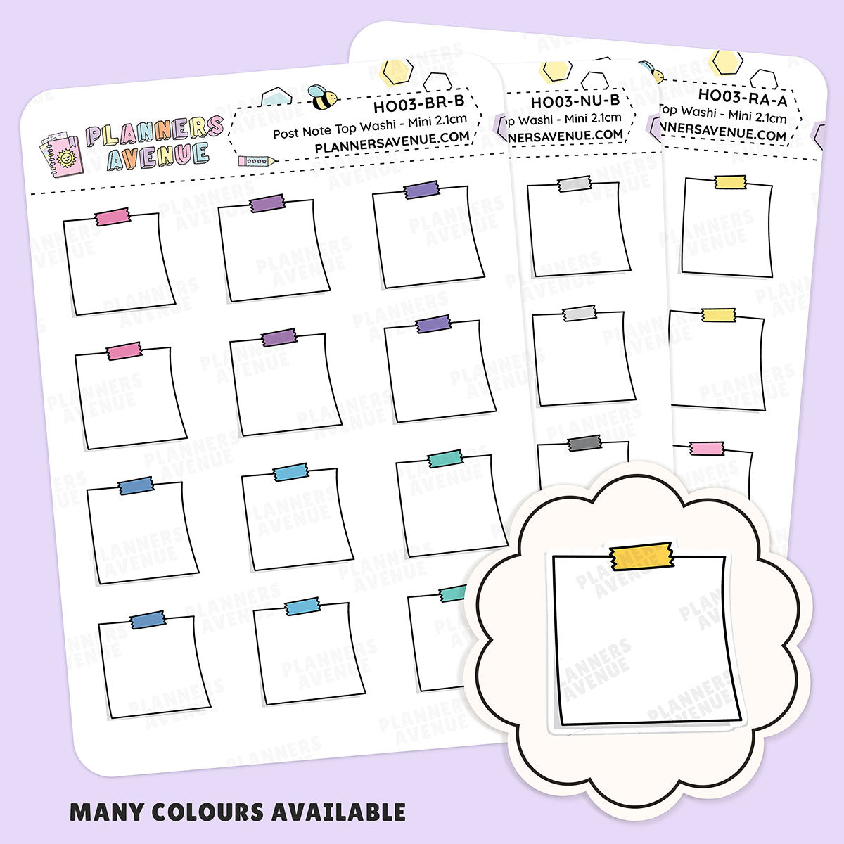 Hobonichi Mini Sticky Note Stickers