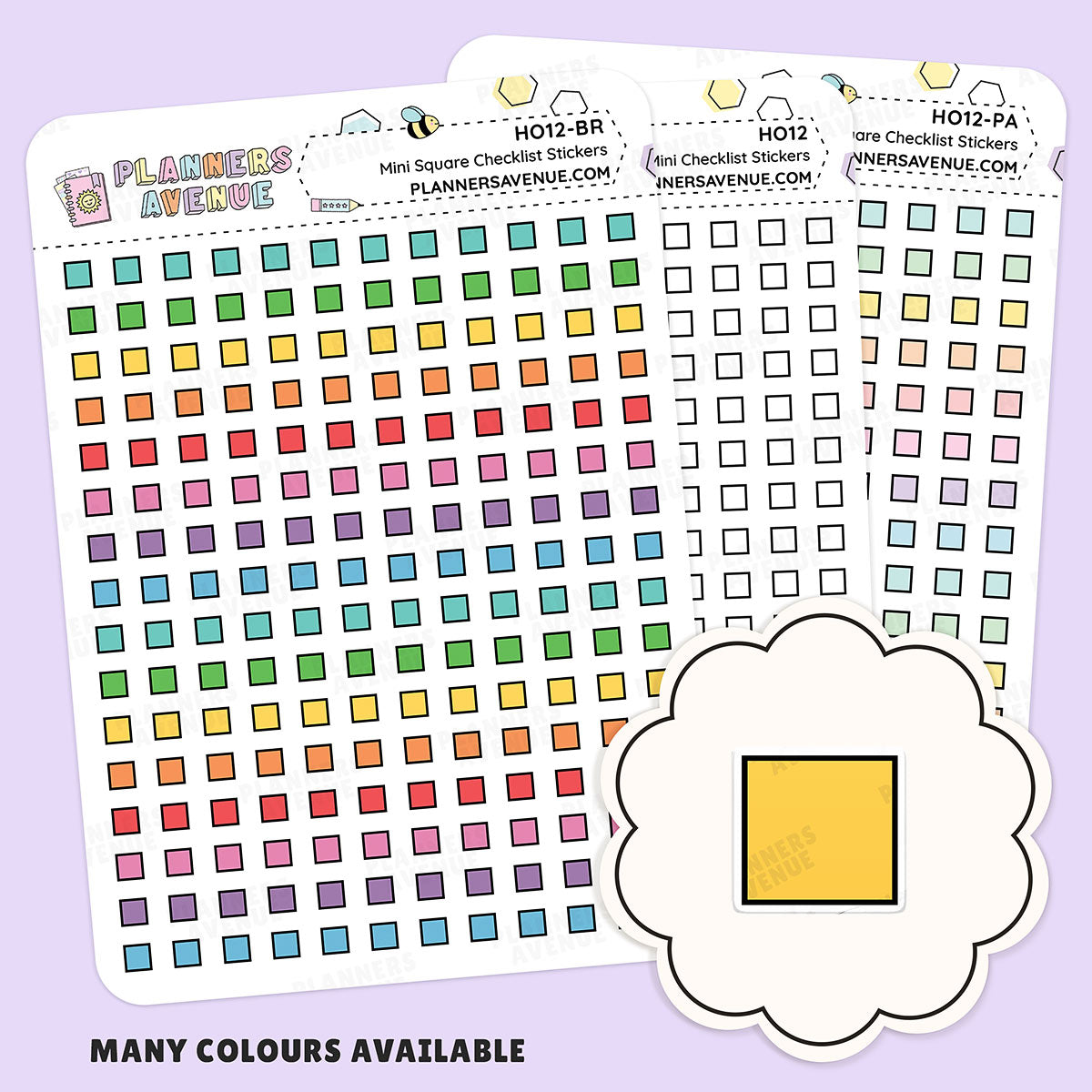 Mini Checkbox Stickers