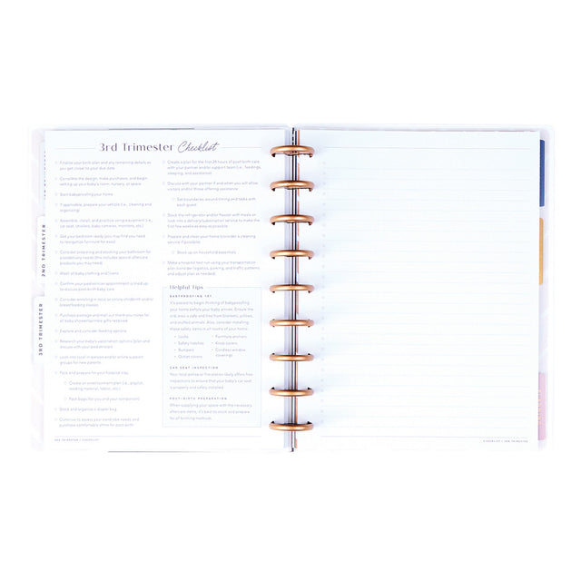 Happy Planner Baby On The Way Classic Undated Pregnancy Planner
