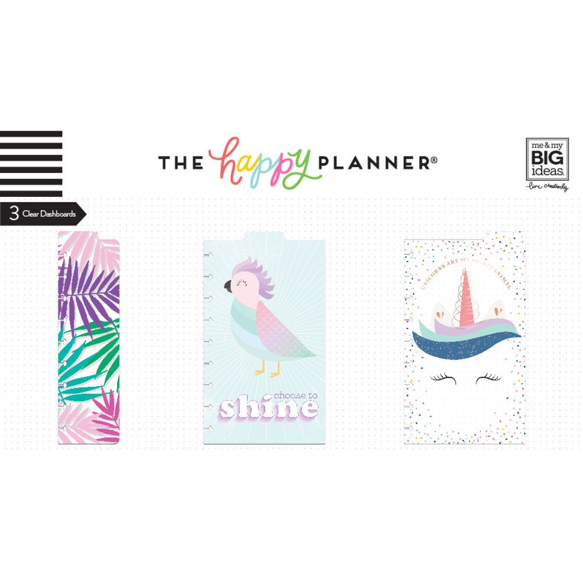 Happy Planner Classic Shine Dashboards