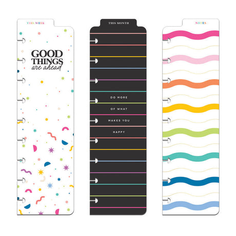 Happy Planner Happiest Brights Classic Bookmarks