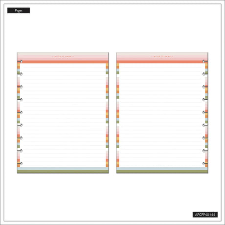 Happy Planner Simple Joys Classic Fill Paper