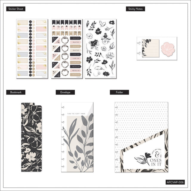Happy Planner Sketchy Florals Classic Accessory Pack