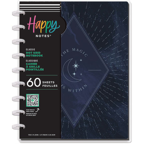 Happy Planner Starcrossed Classic Notebook - Dot Grid