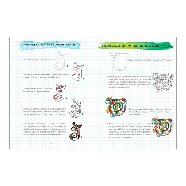 Illuminated Letters Sketchbook