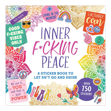 Inner F*cking Peace Sticker Book