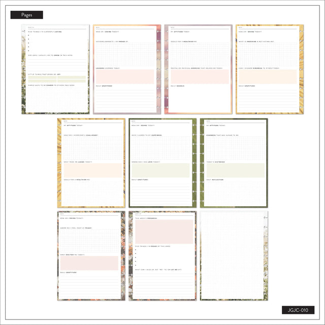 Happy Planner Classic Modern Nature Wellness Guided Journal