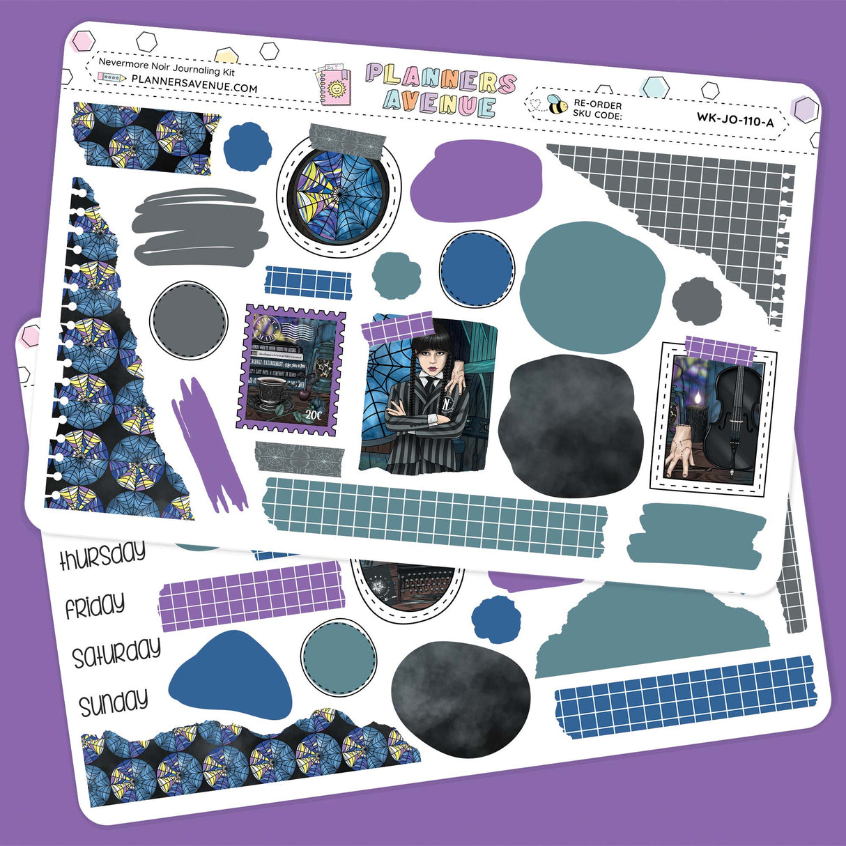 Nevermore Journaling Sticker Kit