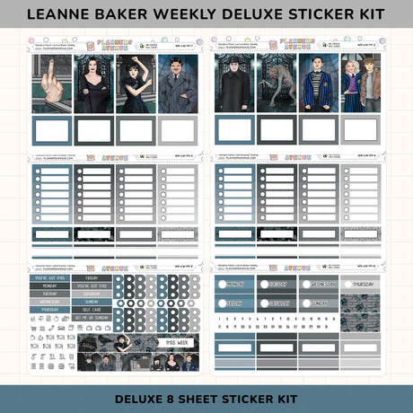 Macabre Manor Leanne Baker Weekly Sticker Kit