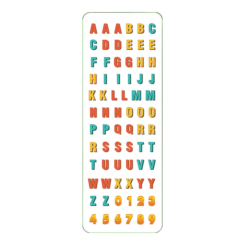 Letters & Numbers Sticker Set