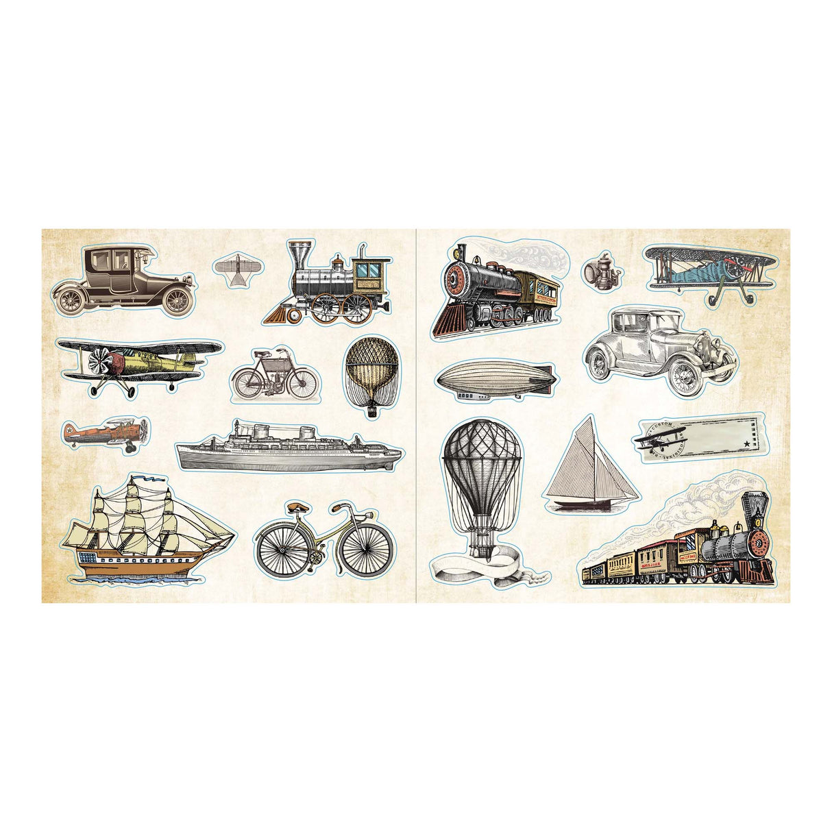 Loads Ephemera Sticker Book - Over 580 Stickers