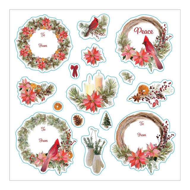 Merry & Bright Christmas Festive Sticker Book - Over 500 Stickers
