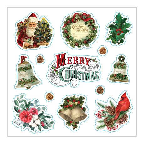 Merry & Bright Christmas Festive Sticker Book - Over 500 Stickers