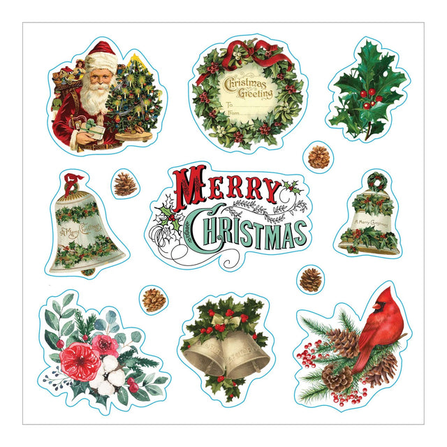 Merry & Bright Christmas Festive Sticker Book - Over 500 Stickers
