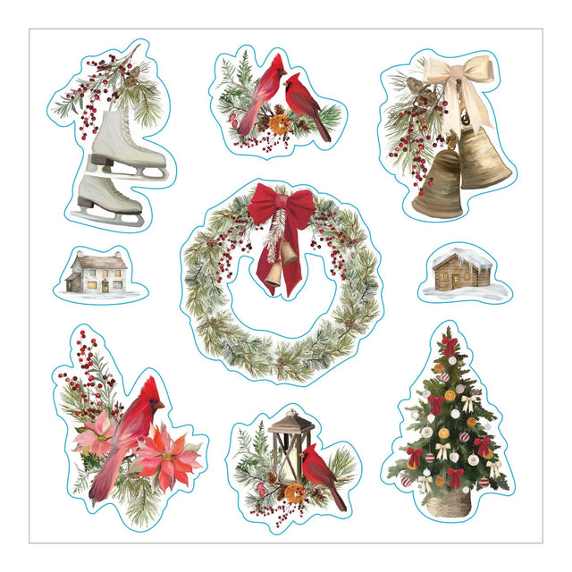 Merry & Bright Christmas Festive Sticker Book - Over 500 Stickers