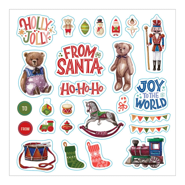 Merry & Bright Christmas Festive Sticker Book - Over 500 Stickers